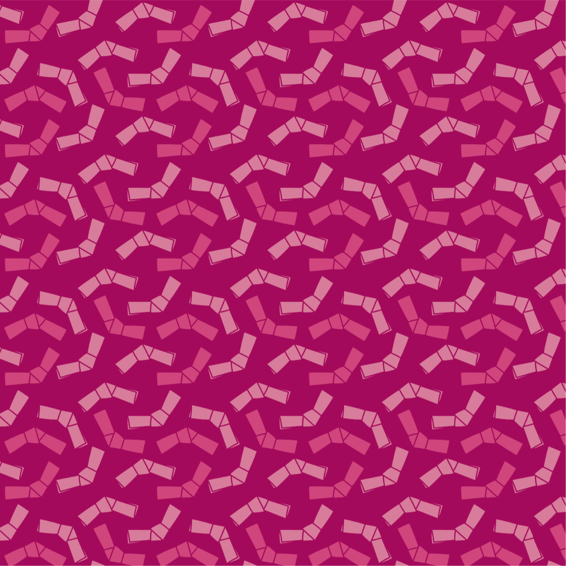 パープルの結び文様画像