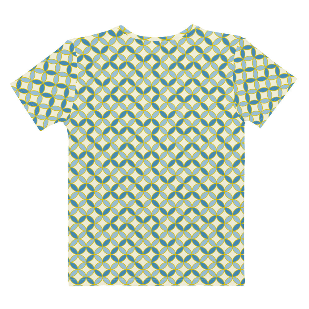 Cloisonne 122 - Blue / T-Shirt / Women