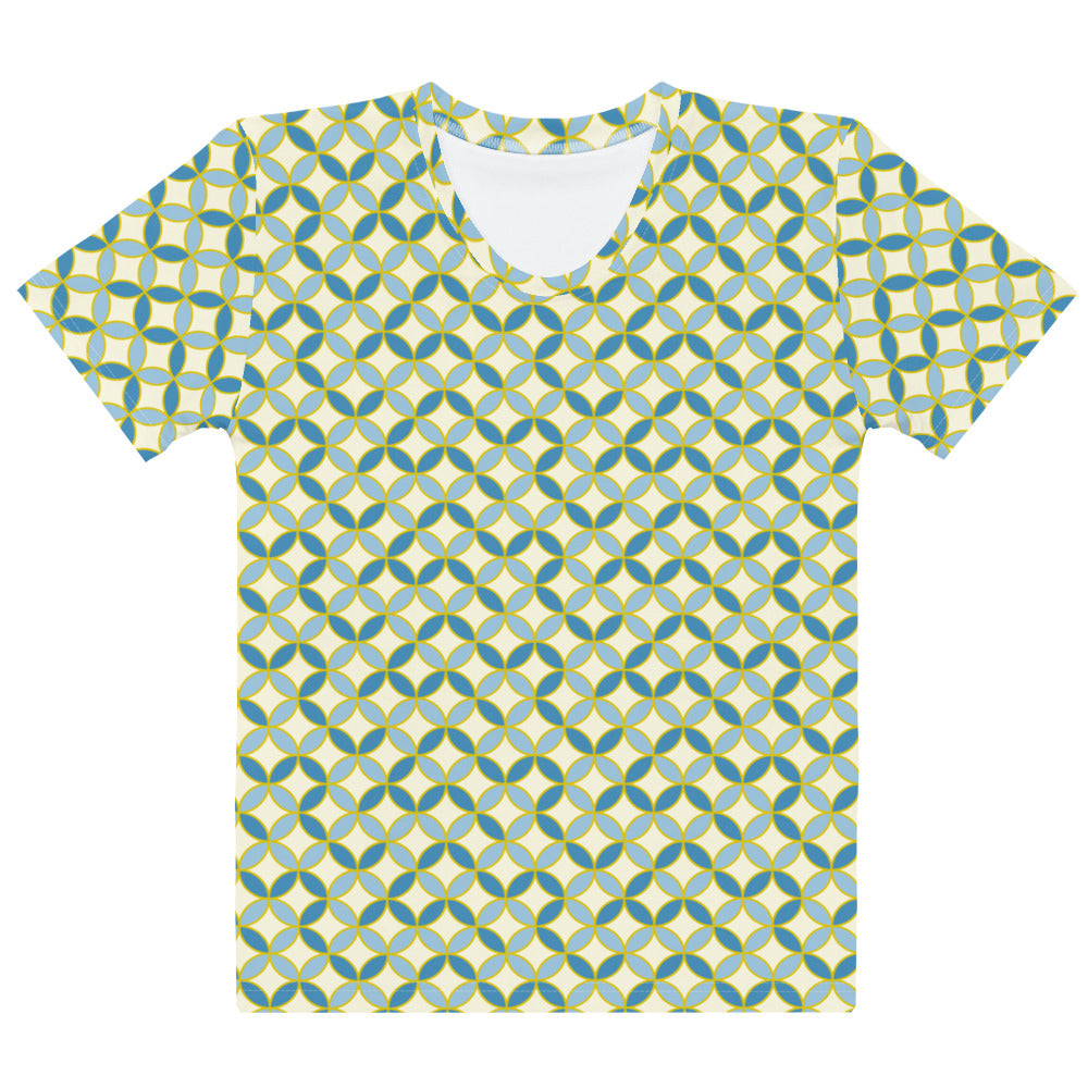 Cloisonne 122 - Blue / T-Shirt / Women
