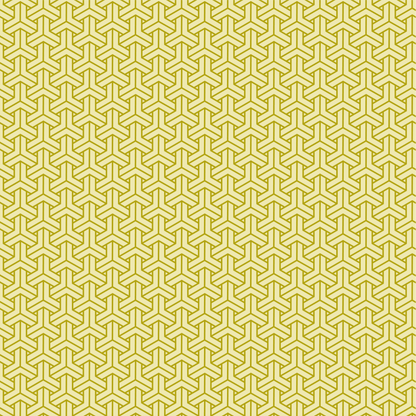 ベージュ色の組亀甲文様画像