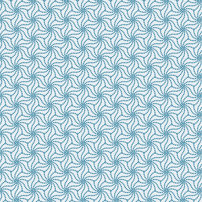 水色のねじれ麻の葉画像