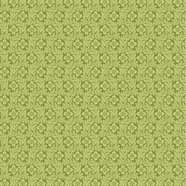 黄緑色の花勝見柄画像