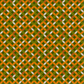 オレンジグリーンの七宝繋ぎ文様画像