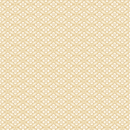 ベージュ色の七宝に花菱文様画像