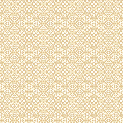 ベージュ色の七宝に花菱文様画像