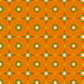 オレンジ色の七宝繋ぎ文様画像